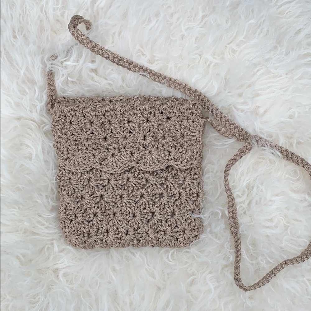 Vintage MIVIDA Crocheted Handbag